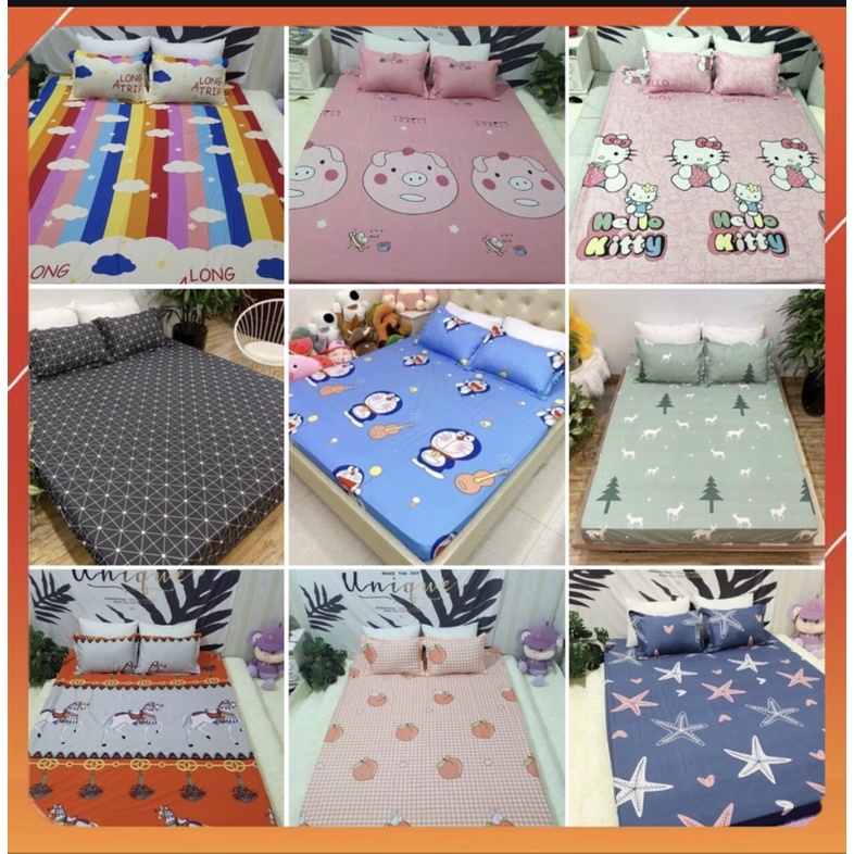 Sét ga gối cotton poly