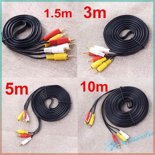 Cáp Av 3 Đầu Rca Cho Dvd Tv