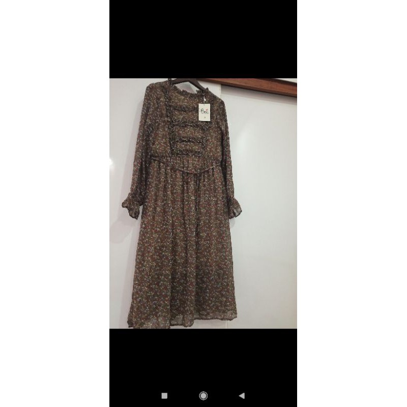 Váy hoa nhí vintage dáng dài | BigBuy360 - bigbuy360.vn