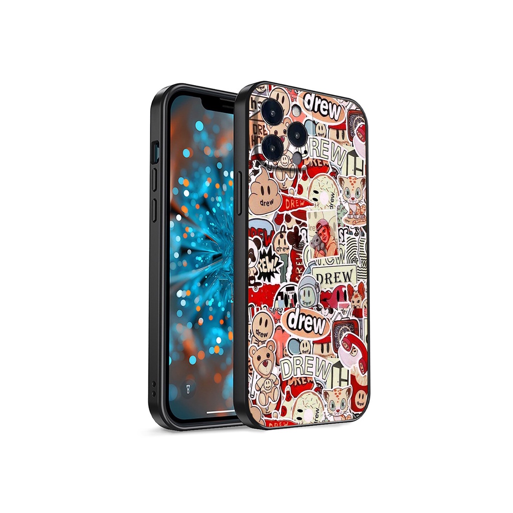 Ốp điện thoại Drew nhám cao cấp cho iphone 13 12 pro max mini 11 pro max X s max 6 s plus 7 8 plus Xr X s max se2020