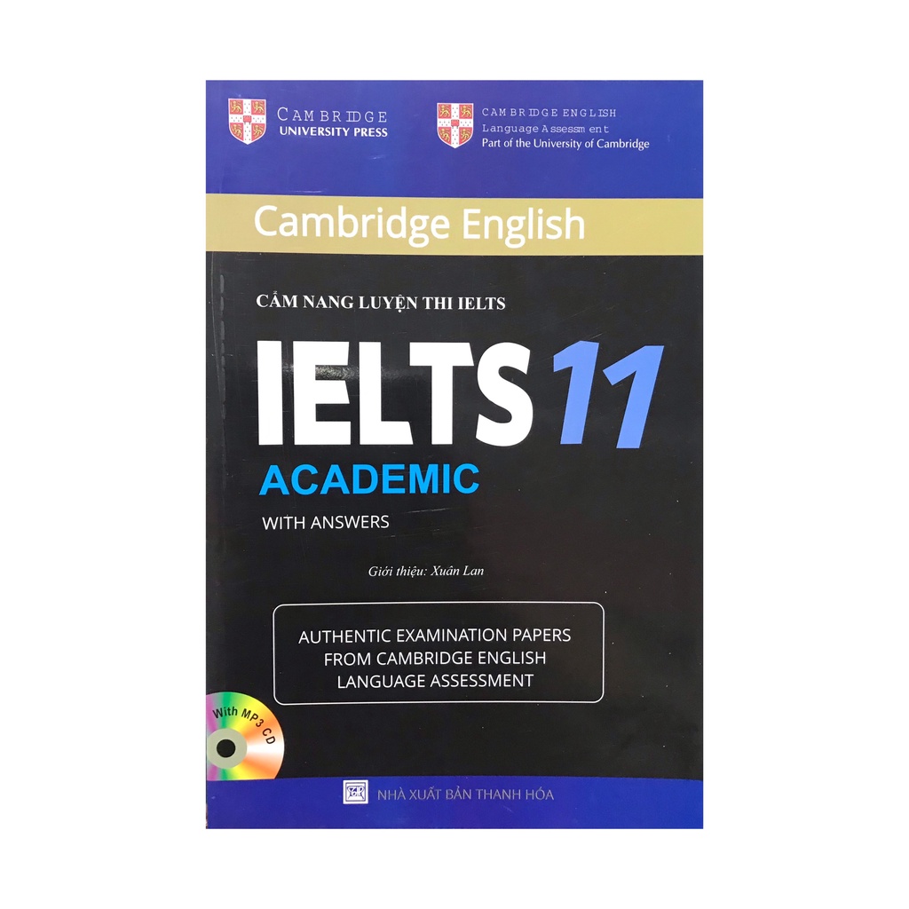 Sách - Cẩm nang luyện thi IELTS 11 academic with answers ( Quét mã QR để nghe )
