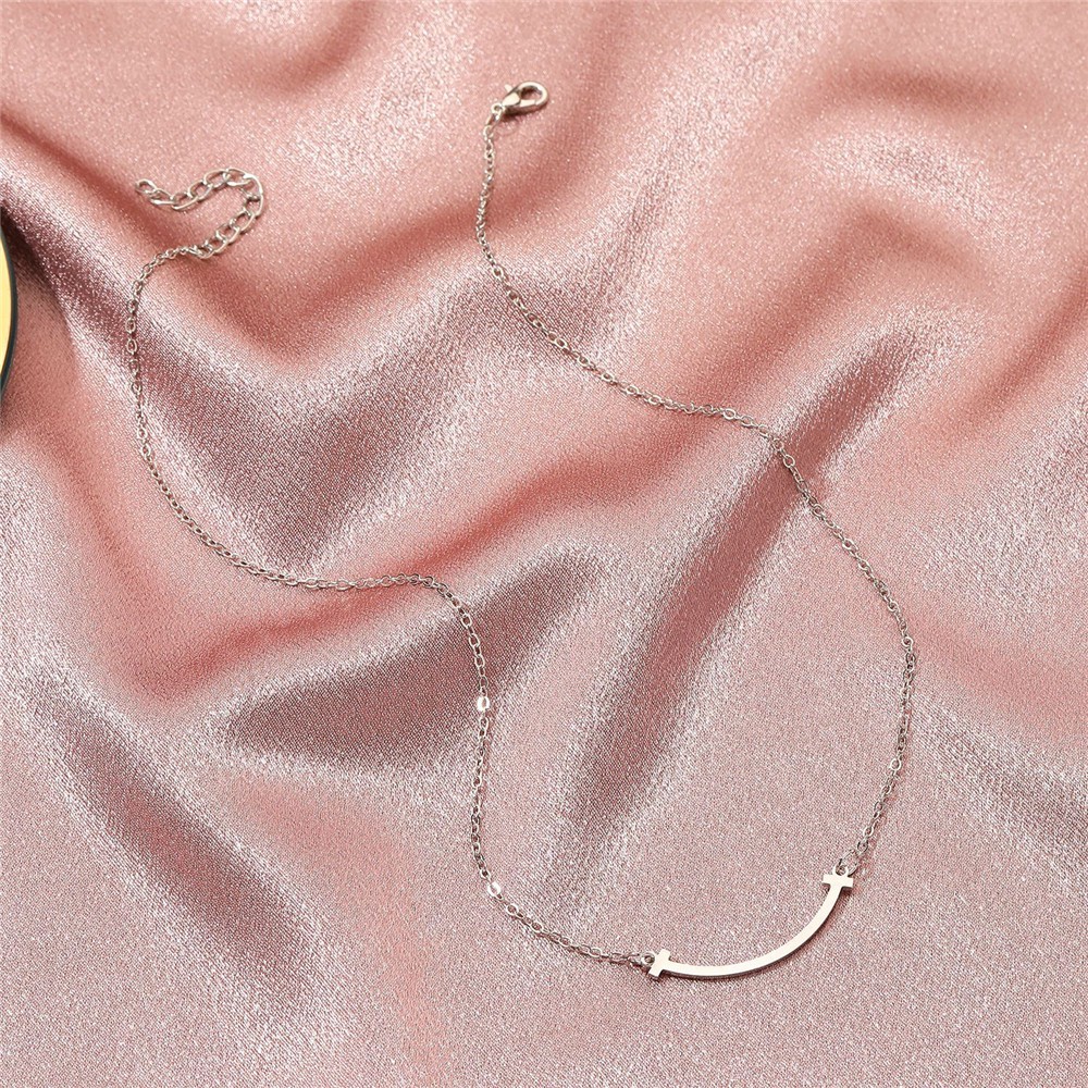 Dây chuyền hợp kim hình mặt cười xinh xắn