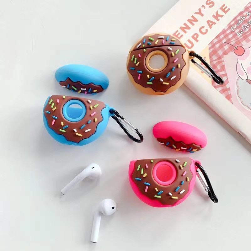 Airpods Pro Case Creative Donuts airpods case wireless bluetooth Headphone Protective Case cover for airpods 1 2 pro