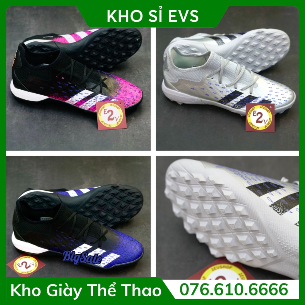 Giày đá bóng thể thao nam 𝐏𝐫𝐞𝐝𝐚𝐭𝐨𝐫 𝐅𝐫𝐞𝐚𝐤.𝟑 𝐋𝐨𝐰 Colorful, giày đá banh cỏ nhân tạo ưu việt - 2EVSHOP