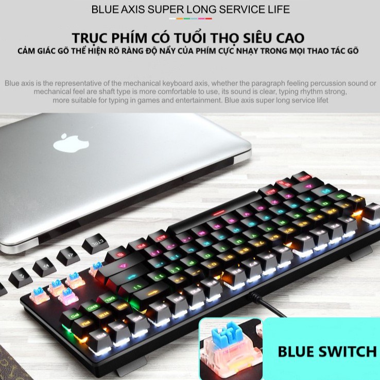 【Hàng sẵn sàng】 Bàn Phím Cơ Máy Tính K550, Chơi Game Dùng Văn Phòng Cực Đã | BigBuy360 - bigbuy360.vn