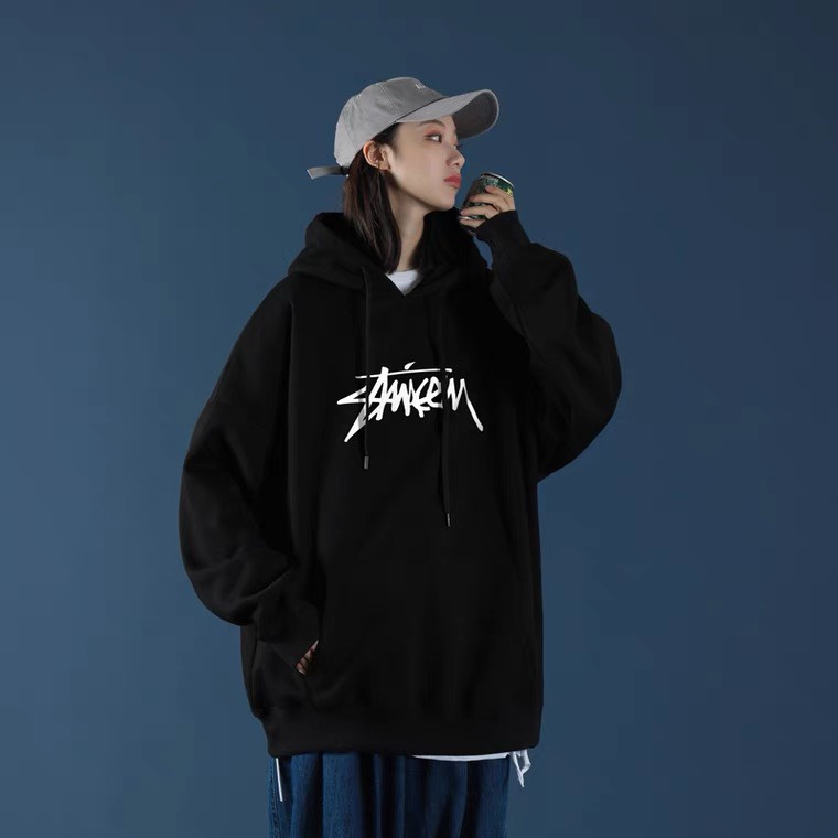 Áo khoác nỉ  Áo khoác hoodie nam nữ đẹp form rộng Unisex chất nỉ ngoại 2 lớp dày dặn - LUXCY