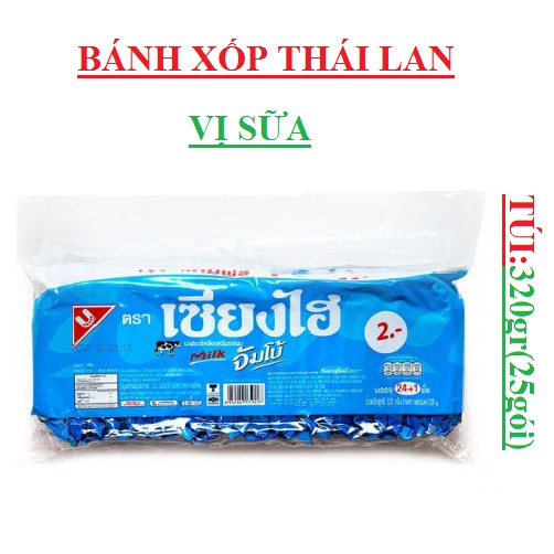 Bánh xốp Thái Lan Sanghai jumbo gói 320gr