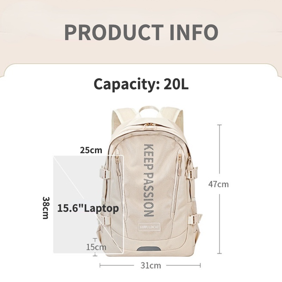 MINGKE Ba Lô Đựng Laptop 15.6 16 inch Chống Thấm Nước Thiết Kế Nhiều Ngăn Tiện Dụng Cho Nữ Sinh