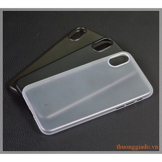 Vỏ ốp nhựa siêu mỏng iPhone X , hiệu Baseus, Wing case