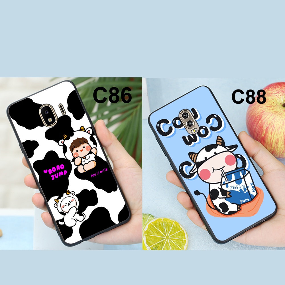 Ốp Lưng Samsung J7plus/J7+ _J7 pro - J4 2018 - J2 Pro J2 Core - J3 pro In Hình Bò Sữa Cute, Nhiều Màu Sắc Mới P5