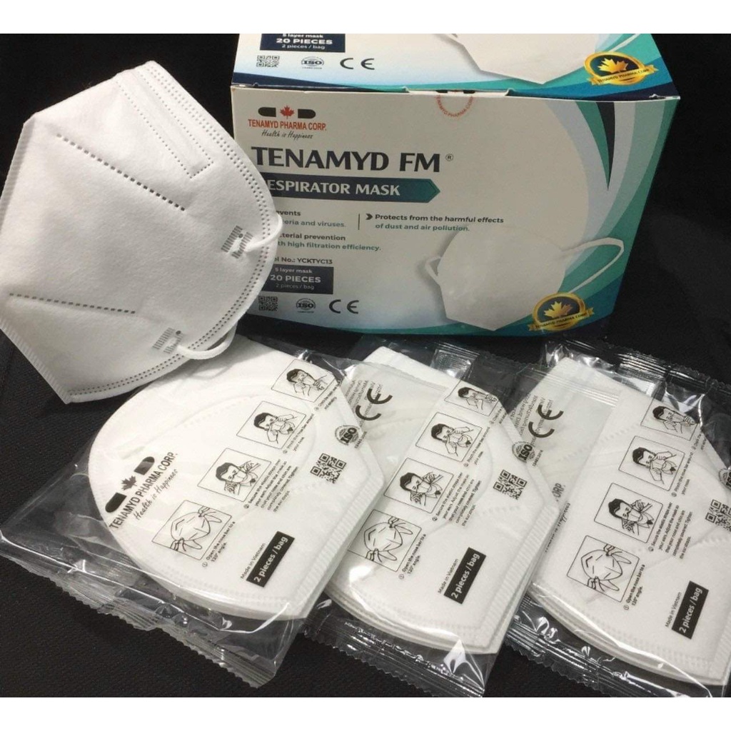 [Chuẩn cty] khẩu trang TENAMYD FM-N95 Hộp 20 cái