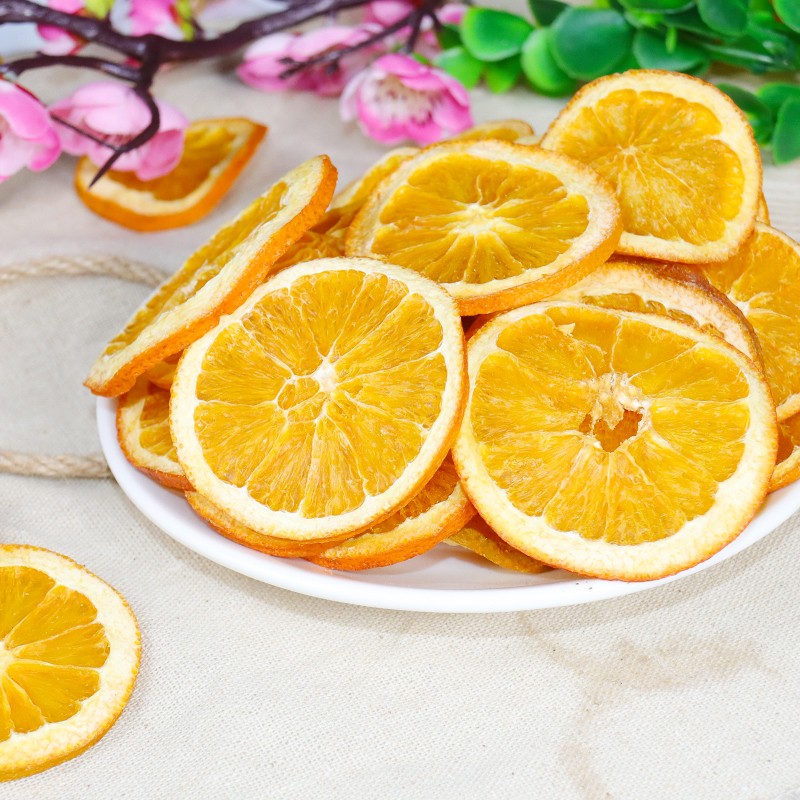 [Mua 2 tặng 1] 100gr- Cam sấy thái lát/ Cam vàng thái lát/ Dried Orange Slices/ Cam sấy khô trang trí DIY
