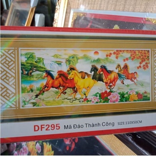 Tranh đính đá mã đáo thành công DF295 (110 x 50 cm)