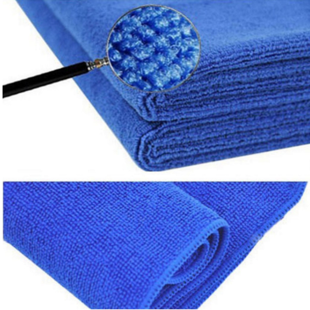 Khăn lau xe chuyên dụng Microfiber siêu thấm, siêu bền