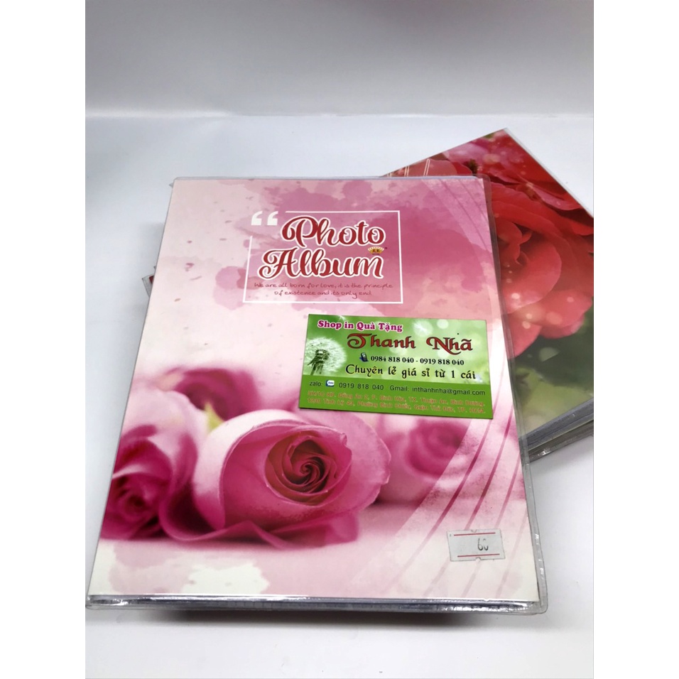 Album ảnh 15x21cm  bìa dẻo ( Lưu trữ được 40 hoặc 60 ảnh)