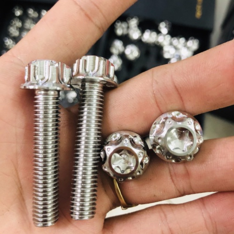 Ốc salaya inox 304 các loại 6ly 8ly 10ly đầy đủ