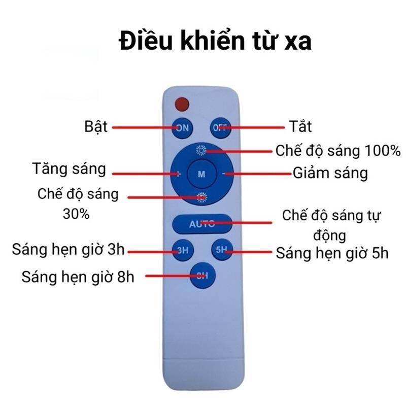Đèn năng lượng mặt trời 100W, đèn pha led năng lượng mặt trời giá gốc, chống nước IP67, Bảo hành 2 năm