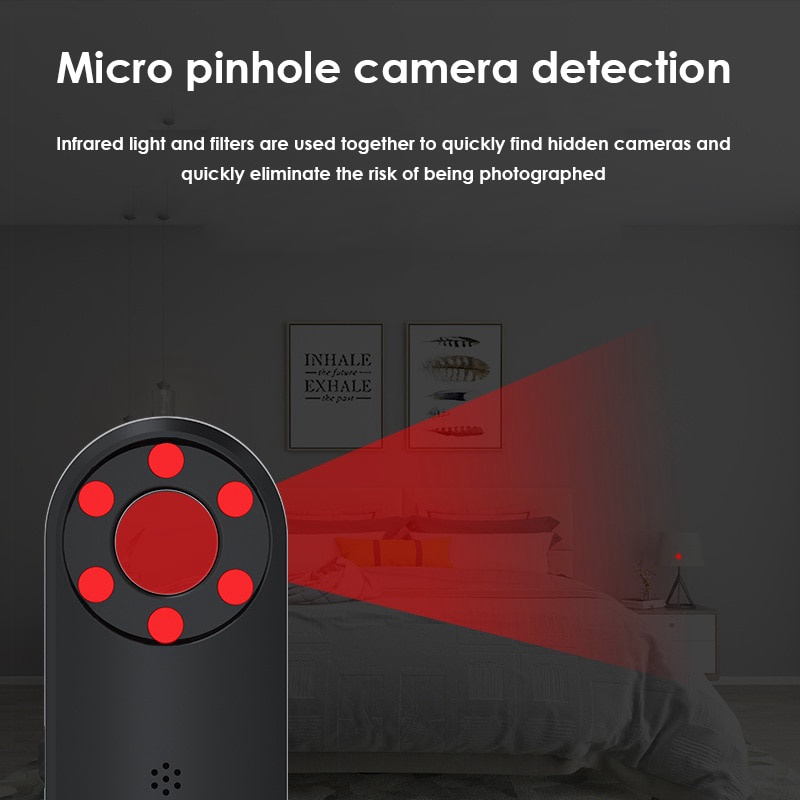 🆕 Máy dò tín hiệu chống theo dõi Detector Multi-function Anti Mini Bug Audio SPY-Camera AK400