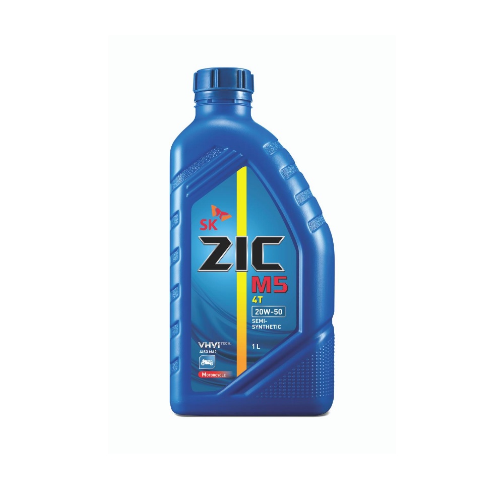 SK ZIC M5 4T 20W50 - Nhớt cho xe số bán tổng hợp