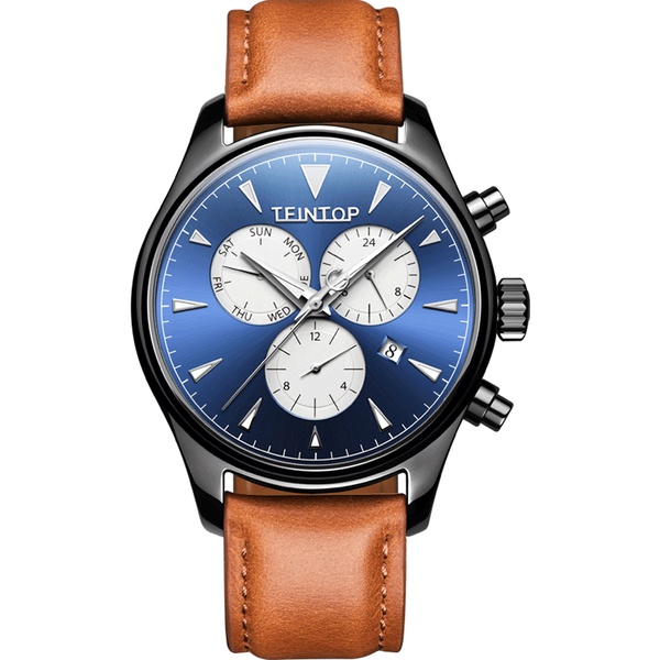 Đồng hồ nam chính hãng Teintop T7837-1 Kính sapphire ,chống xước,Chống nước,dây da máy cơ(Automatic),Bảo Hành 12 Tháng