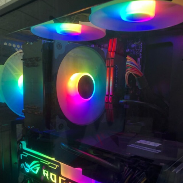 [Mã ELMS05 giảm 5% đơn 300k]Tản Nhiệt Khí CPU Coolmoon CX5 - Led RGB Đồng Bộ Hub CoolMoon - Sync 5v3a