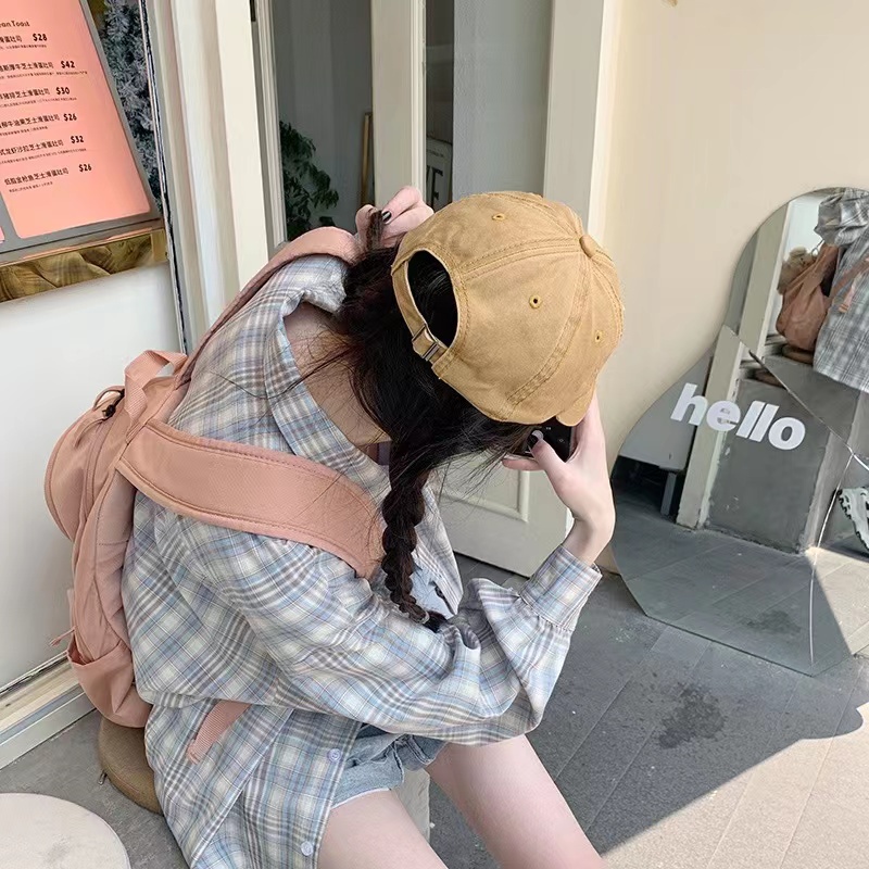 SUXI Áo Sơ Mi Caro Tay Dài Cổ Vuông Dáng Rộng Trẻ Trung Hợp Thời Trang Cho Bạn Gái