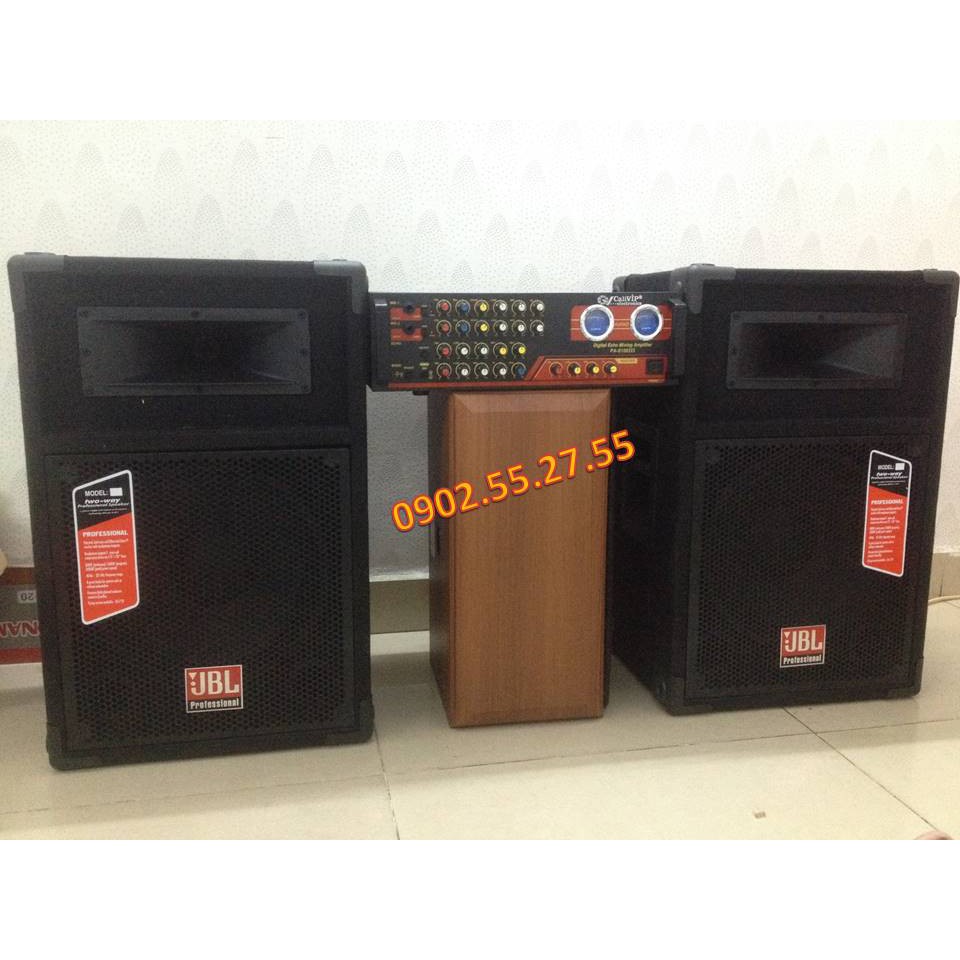 Dàn Âm thanh Loa JBL 3 Tấc với Amply Jarguar 8 sò