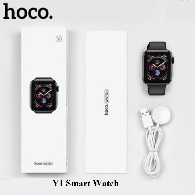 Mẫu MỚI 2021  Smart Watch Đồng hồ thông minh Hoco Y1 kết nối Bluetooth hỗ trợ nghe gọi, theo dõi sức khỏe, thể thao...