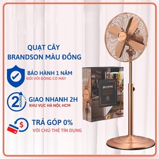 Quạt cây đứng Brandson phong cách cổ điển, dây cắm dài, nhẹ không ồn