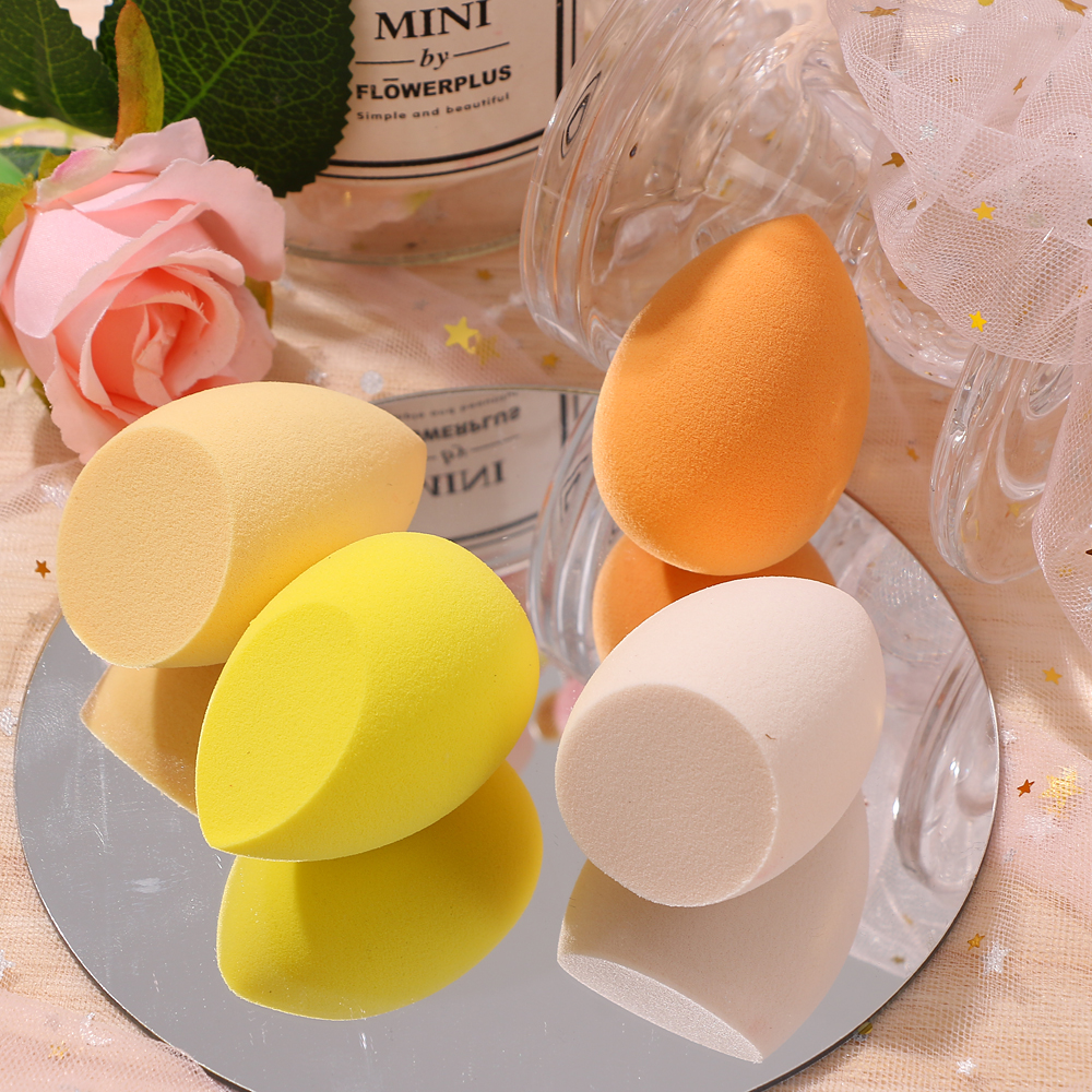 Bộ 4 mút trang điểm HUAQING sử dụng ướt khô tiện dụng chất lượng cao