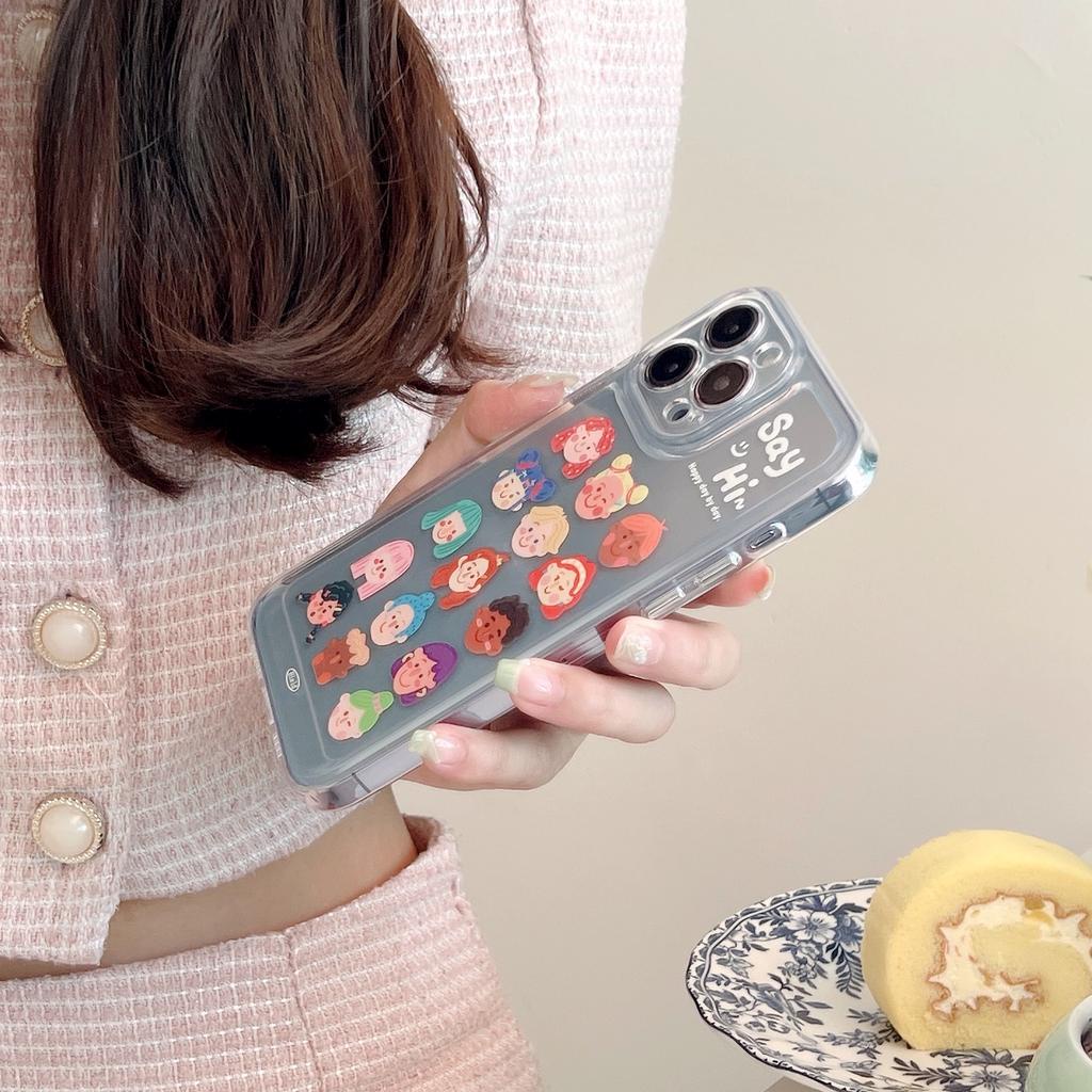 Ốp Điện Thoại Mềm Họa Tiết Hoạt Hình Avatars Cho iphone 13promax 12 11 7plus X XS XR 8 7