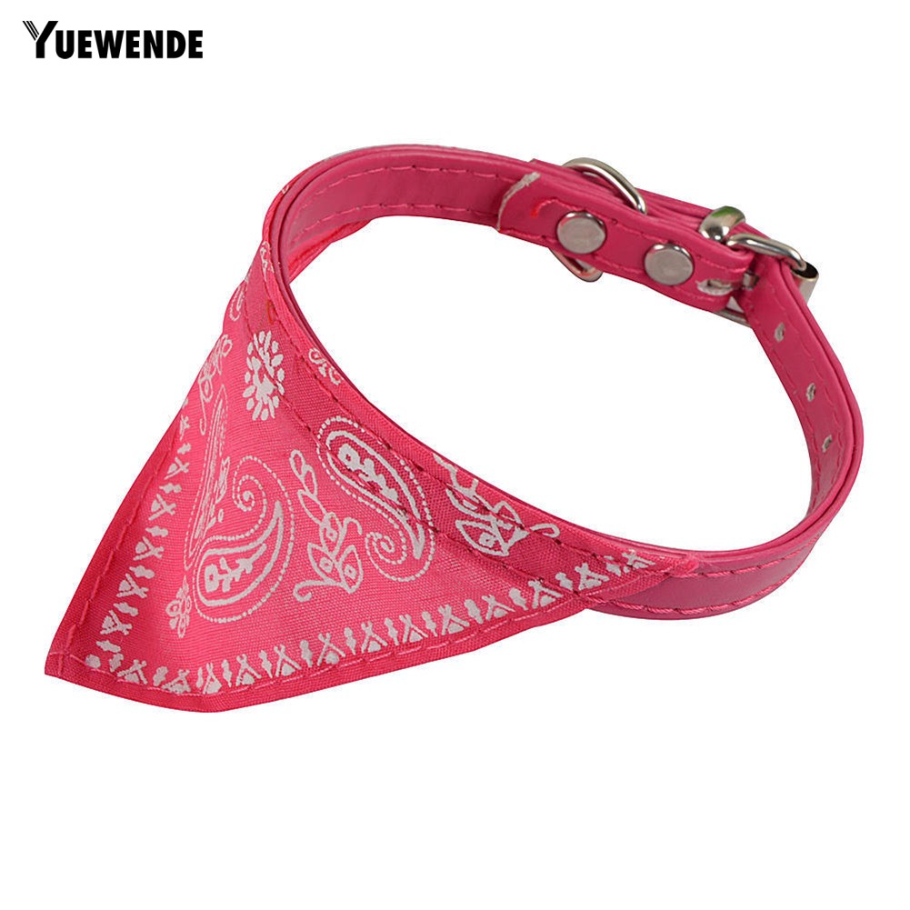 Khăn Choàng Cổ In Hoa Văn Xinh Xắn Cho Thú Cưng