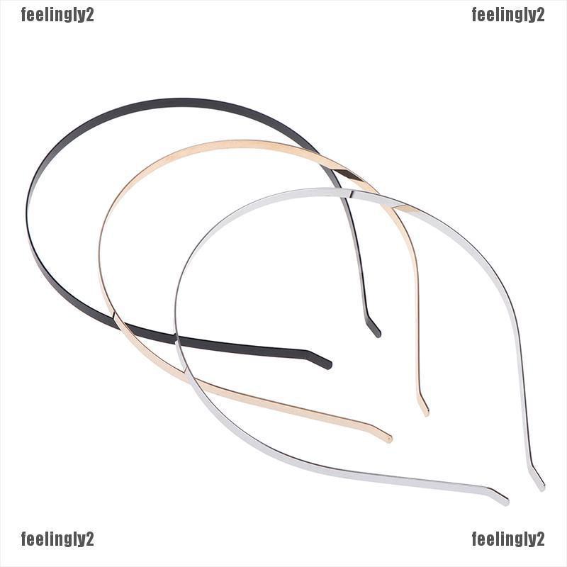 ❤Mặt Trời❤ Bộ 2 Băng Đô Kim Loại 5mm