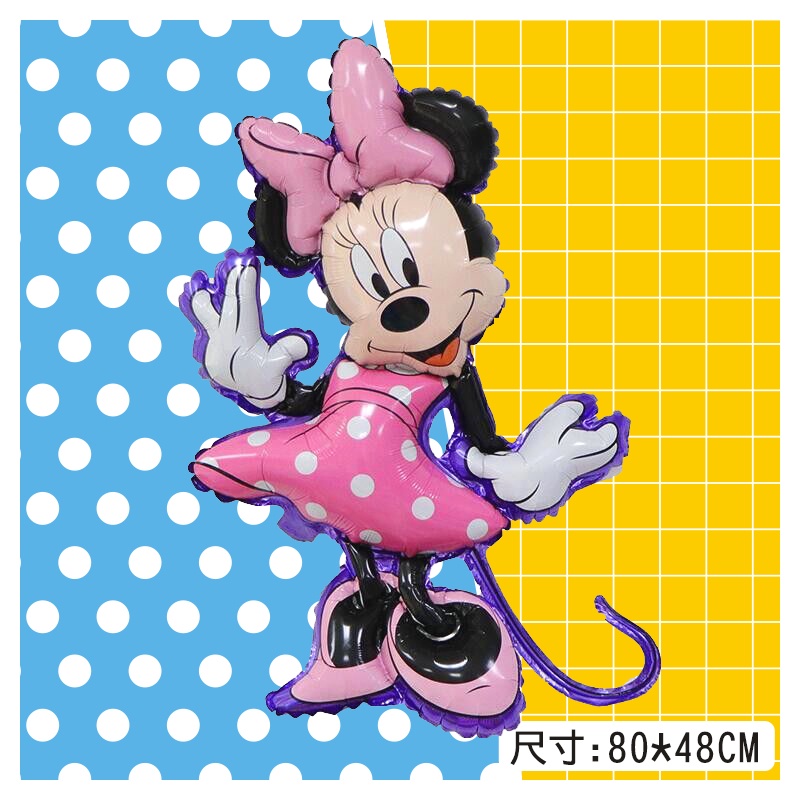 Bong bóng lá nhôm hình Disney Mickey Minnie trang trí tiệc sinh nhật PARTEVER