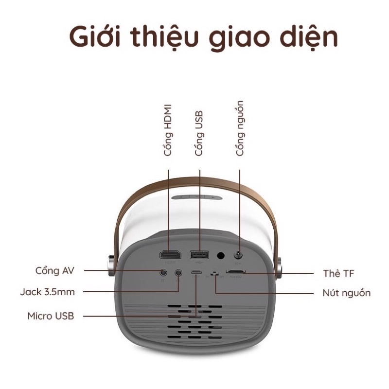 Máy chiếu mini Monie YG230 2022