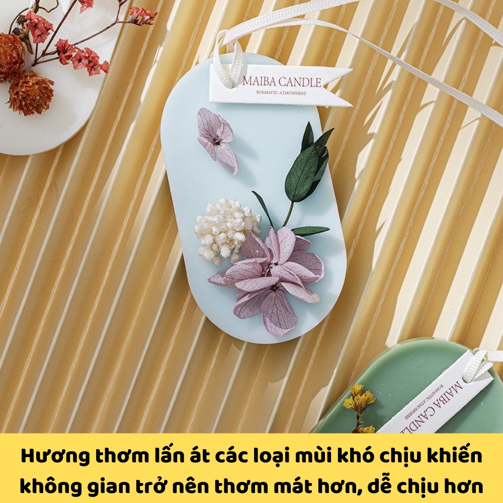 Sáp thơm phòng CHILLAX hình bầu dục hương thơm tự nhiên khử mùi không gian nhà, góc học tập, bếp ăn, làm quà tặng