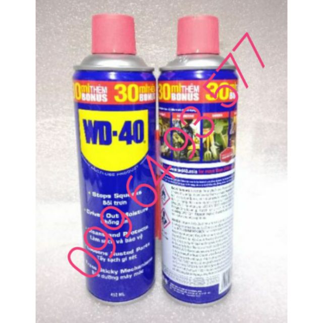 Chống rỉ sét WD40 Mỹ 412ml ( chính hãng)