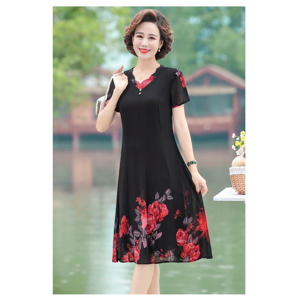 Váy nữ trung niên cho mẹ | BigBuy360 - bigbuy360.vn