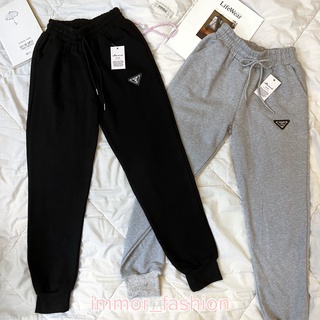 Quần jogger nỉ da cá
