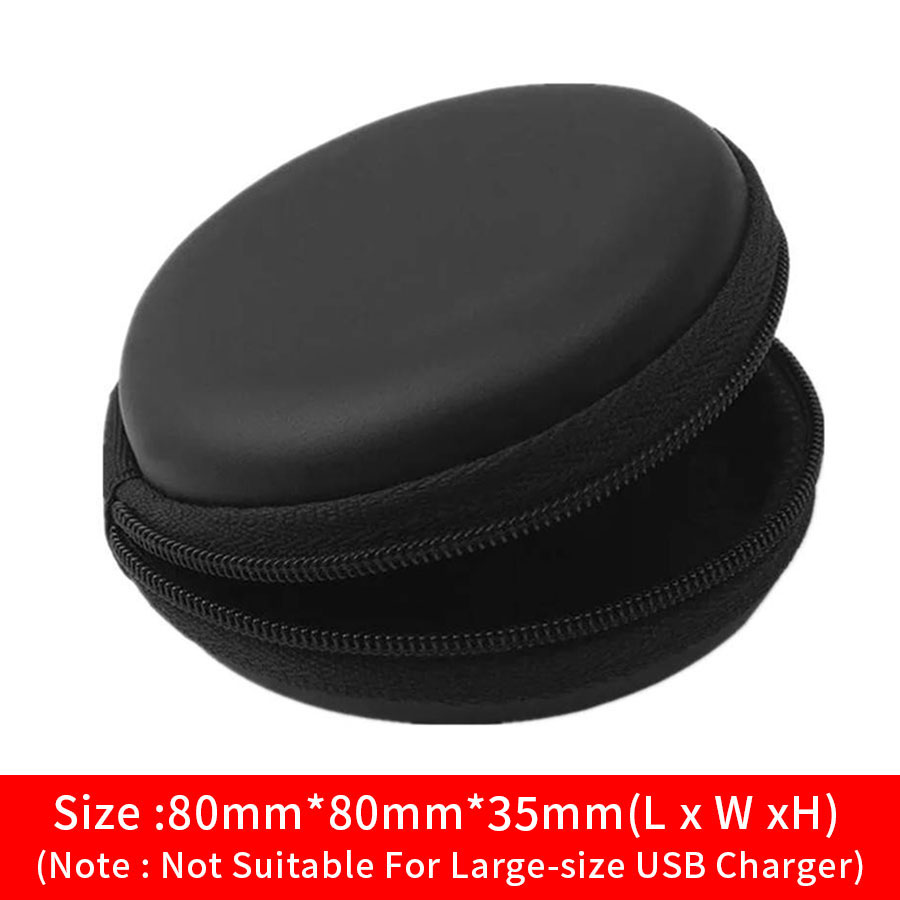 Túi đựng tai nghe cáp sạc có khóa kéo