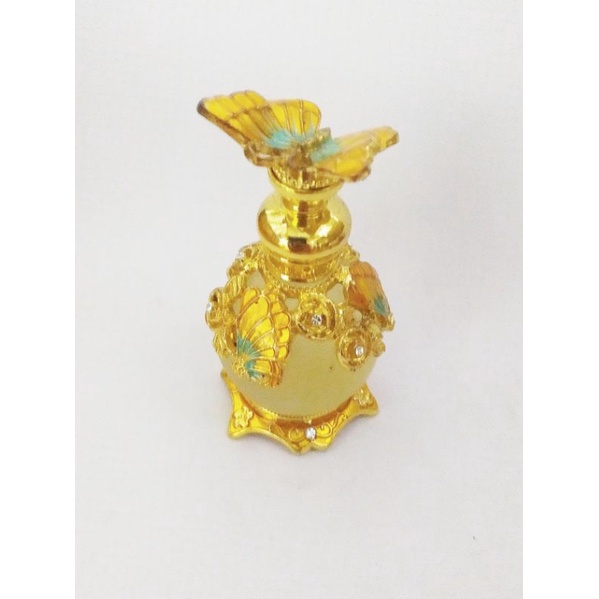 Vỏ chai 15ml kiểu dáng hồ điệp 🦋 màu sắc đẹp chiết tinh dầu dubai đựng nước hoa trang trí bàn làm việc làm quà tặng