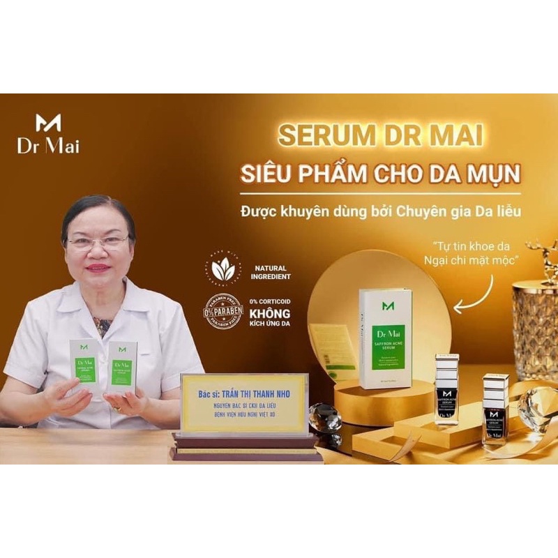 [Mẫu mới]Serum tri mụn dr mai xoá mụn giảm thâm
