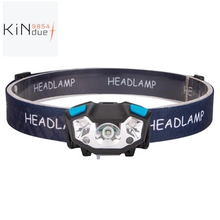 Đèn led đội đầu cảm ứng ánh sáng trắng / đỏ sạc pin
