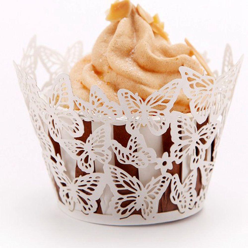 Giấy Gói Bánh Cupcake Cắt Ren Trang Trí Viền Bánh Kem Sinh Nhật DIY