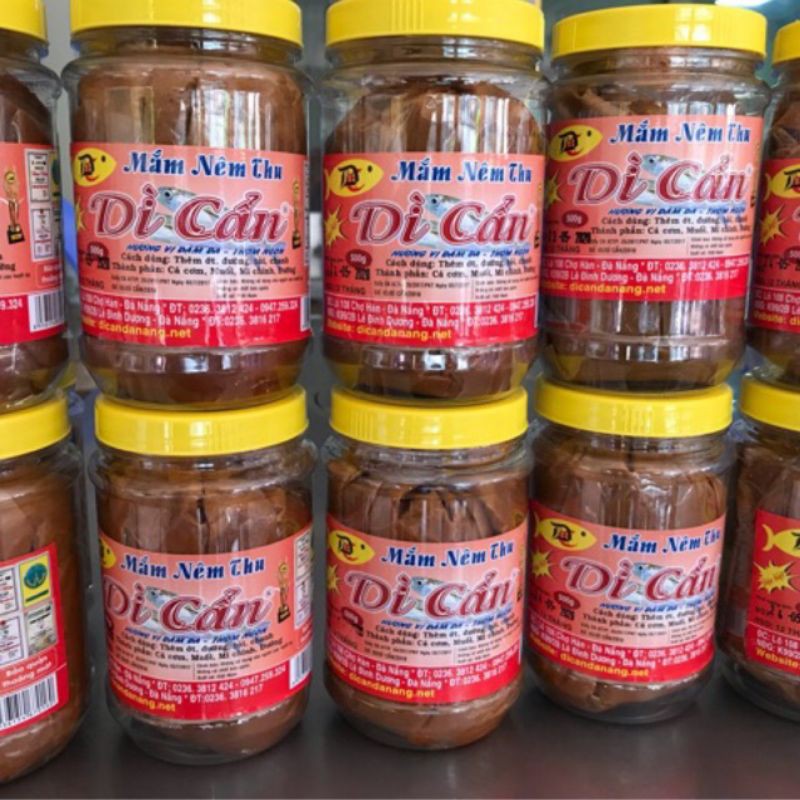 Mắm Nêm Thu Dì Cẩn chính gốc hũ 500gr thơm ngon đậm đà làm bún mắm , chấm bánh tráng thịt heo,chấm nem, chấm gỏi | BigBuy360 - bigbuy360.vn