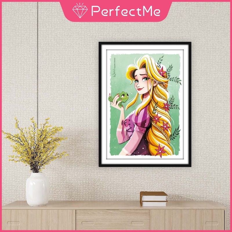 Bộ Tranh Đính Đá 5D Tự Làm 30X40Cm Hình Công Chúa Disney Trang Trí Nhà Cửa