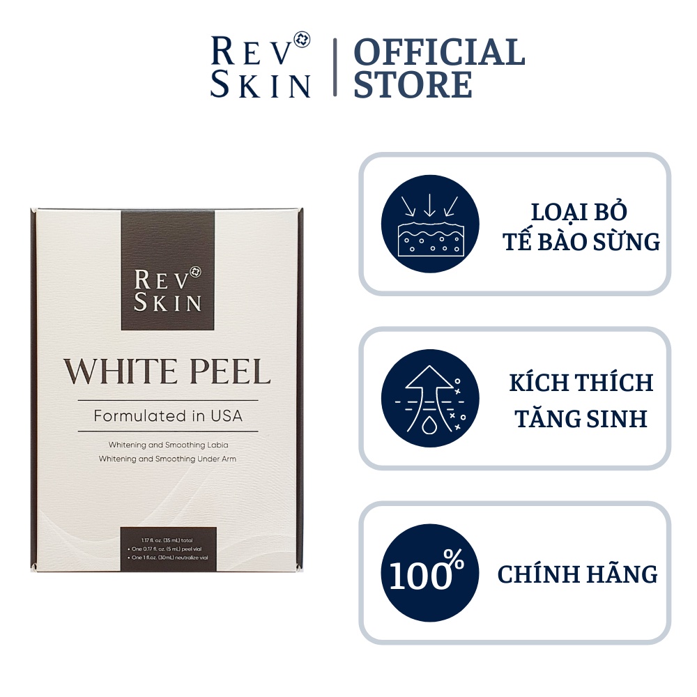 Kem Bôi RevSkin Bộ Peel Thâm Nách, Bikini Tại Nhà – White Peel 50gr