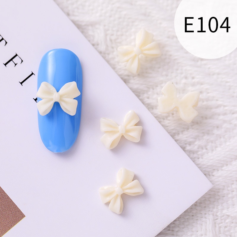 5PCS Butterfly Nail Art DecorationFor DIY 3D Nail Charm Accessories Mixed Style Japanese 9Colors Nail Art Rhinestone Jewelry