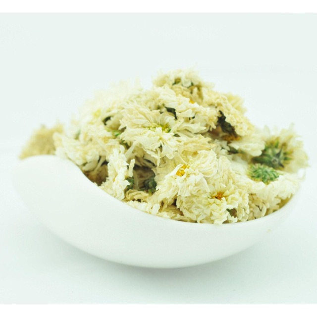 Trà hoa cúc trắng sấy khô (bạch cúc) gói 100g hàng đẹp