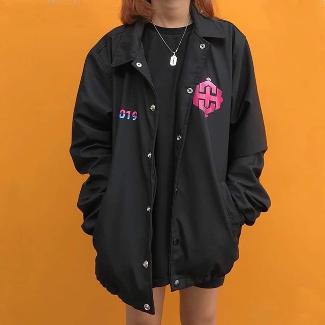 Áo khoác dù 2 lớp Highh Club Exorcism hồng đen xanh unisex | BigBuy360 - bigbuy360.vn